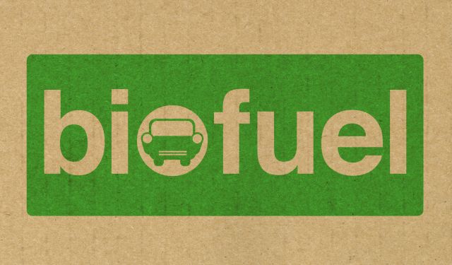 biofuel sign on cardboard